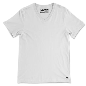 Vintage Poly Blend V-Neck Tee