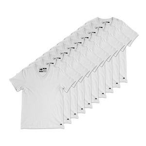 Jersey Cotton V-Neck Tee // 10-Pack