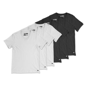 Vintage Poly Blend V-Neck Tee // 6-Pack