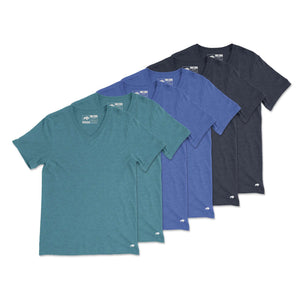 Vintage Poly Blend V-Neck Tee // 6-Pack