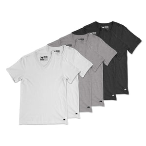 Vintage Poly Blend V-Neck Tee // 6-Pack