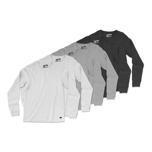 Vintage Poly Blend Long Sleeve Tee // 6-Pack
