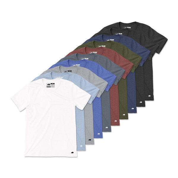 Vintage Poly Blend Tee // 10-Pack