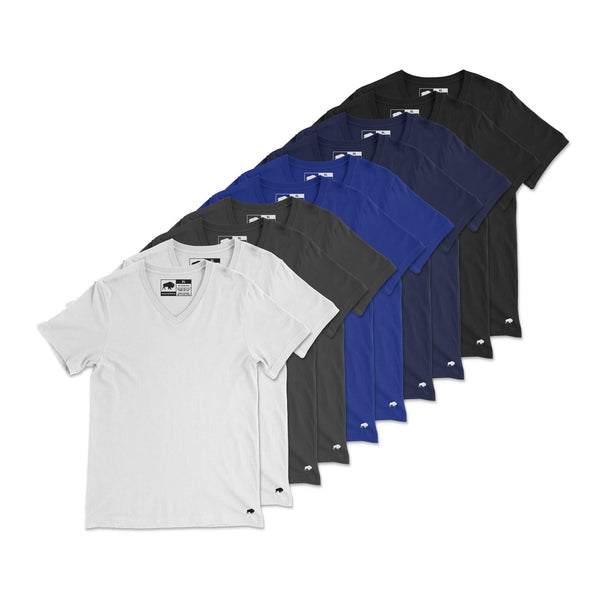 Jersey Cotton V-Neck Tee // 10-Pack