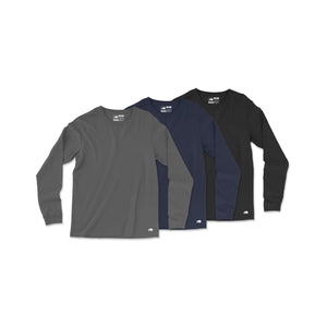 Jersey Cotton Long Sleeve Tee // 3-Pack