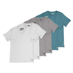 Vintage Poly Blend V-Neck Tee // 6-Pack