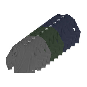 Jersey Cotton Long Sleeve Tee // 10-Pack