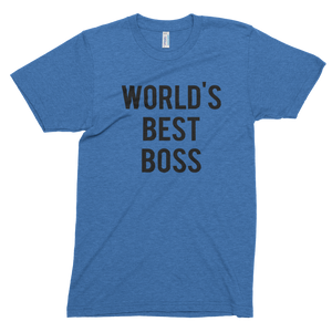 World's Best Boss // Unisex Tri-blend