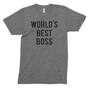 World's Best Boss // Unisex Tri-blend